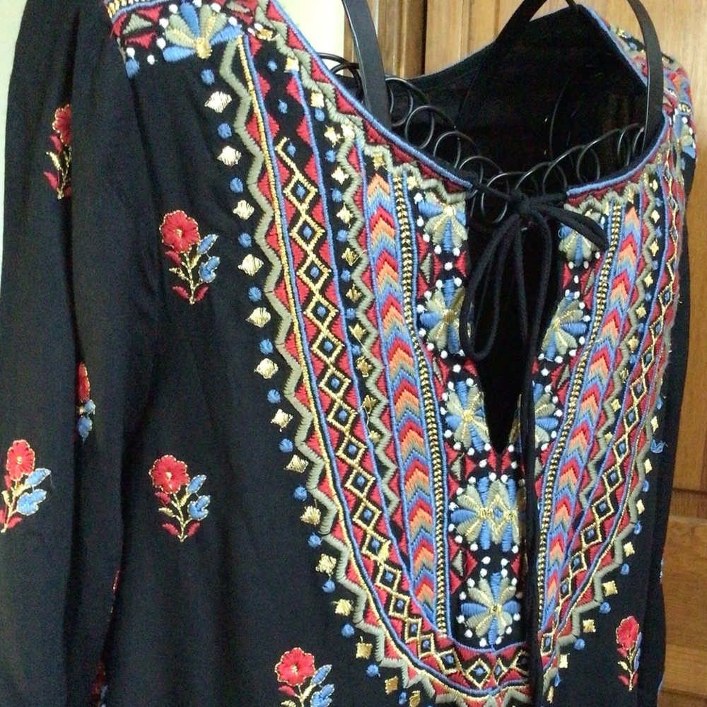Tolani Collection Pooja Boho Dress, Small - Picture 4 of 9